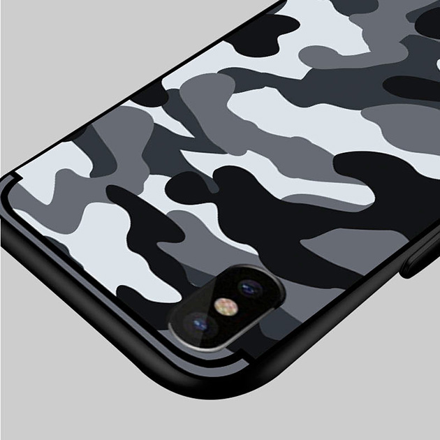 เคสลายพราง iPhone , เคส iPhone XS MAX , XS , XR iPhone 7 , 8 Plus